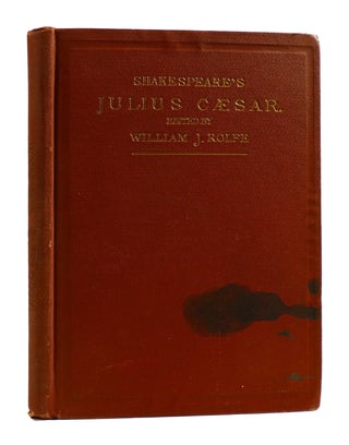 Item #183769 JULIUS CAESAR. William J. Rolfe Shakespeare