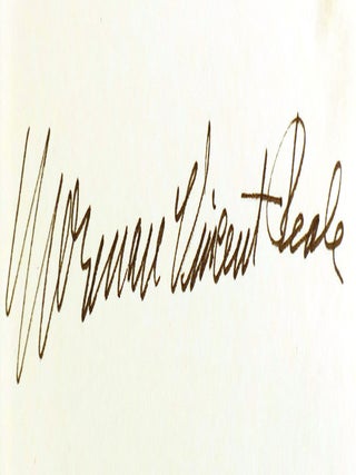 THE POWER OF POSITIVE THINKING SIGNED
