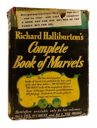 Item #184319 COMPLETE BOOK OF MARVELS. Richard Halliburton