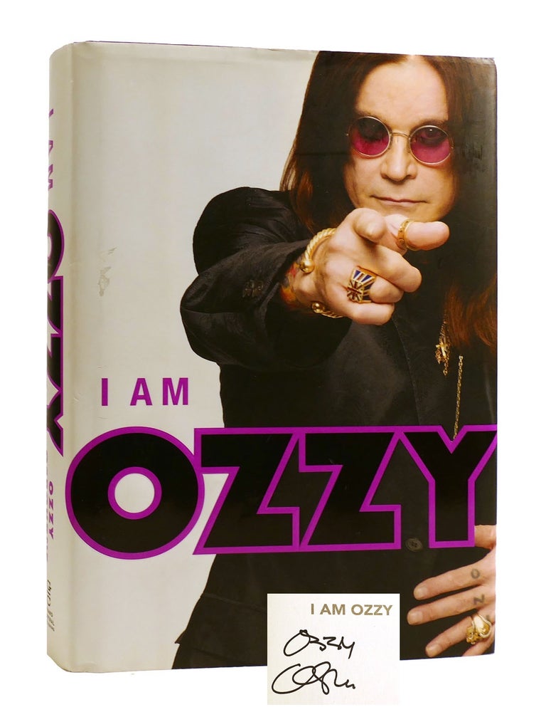 Item #184328 I AM OZZY SIGNED. Ozzy Osbourne.