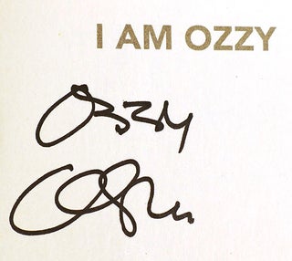 I AM OZZY SIGNED