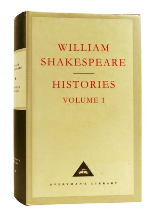 Item #184500 HISTORIES VOLUME I. William Shakespeare