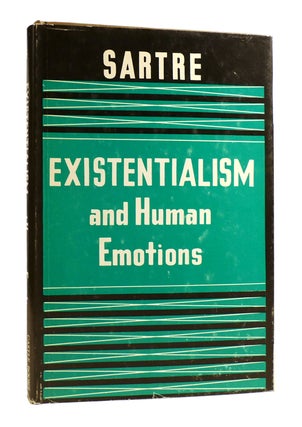 Item #184525 EXISTENTIALISM AND HUMAN EMOTIONS. Jean Paul Sartre