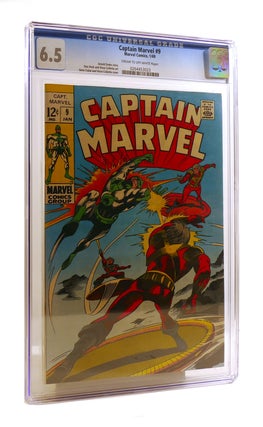 Item #184553 CAPTAIN MARVEL #9 1968 CGC 6.5 Graded. Marvel