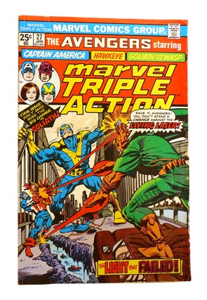 Item #184581 MARVEL TRIPLE ACTION NUMBER 27 JANUARY 1976. Marvel