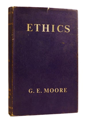 Item #184736 ETHICS. G. E. Moore