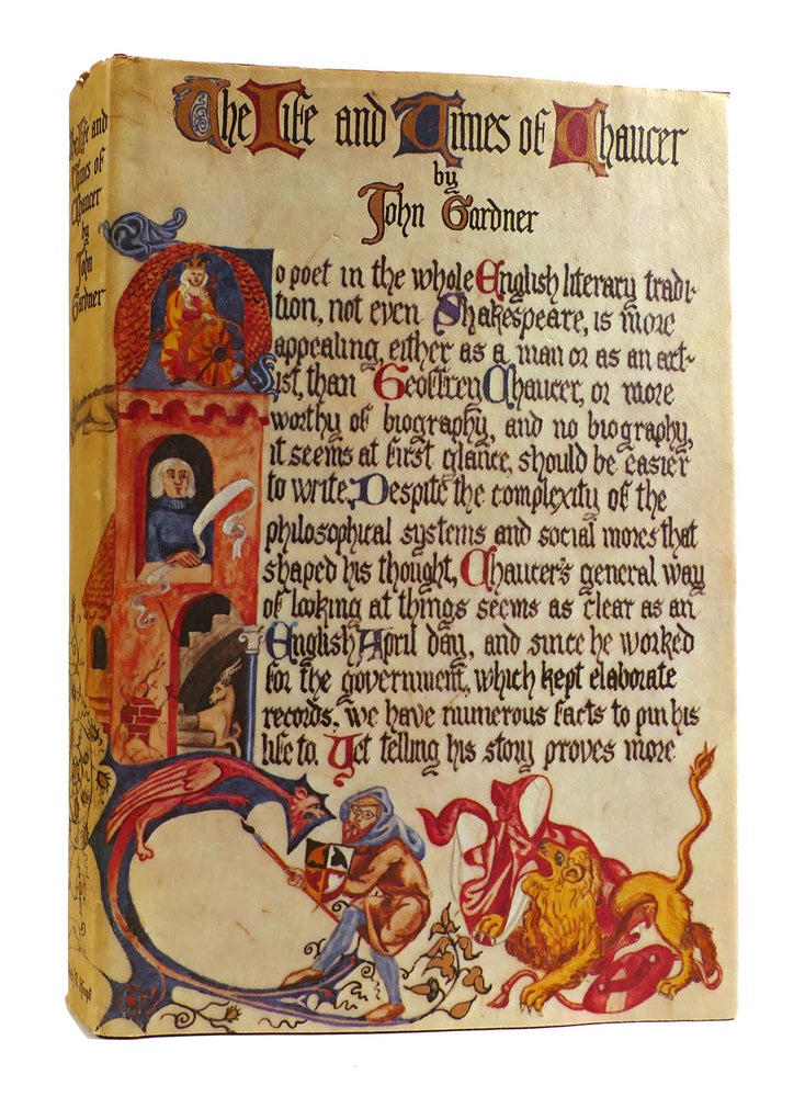 Item #184856 THE LIFE AND TIMES OF CHAUCER. John Gardner.