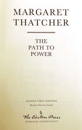 THE PATH TO POWER; Easton Press