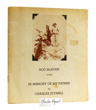 Item #185312 IN MEMORY OF MY FATHER SIGNED. Roc McKuen Charles Plymell
