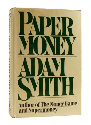 Item #185578 PAPER MONEY. Adam Smith