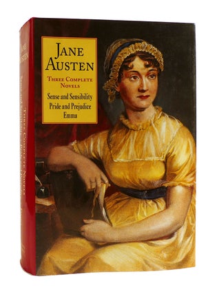 Item #185824 THREE COMPLETE NOVELS Sense and Sensibility, Pride and Prejudice, and Emma. Jane Austen