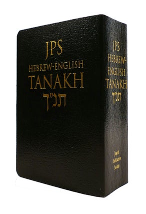 Item #185866 HEBREW-ENGLISH TANAKH. Jewish Publication Society