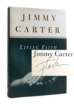 Item #185885 LIVING FAITH SIGNED. Jimmy Carter