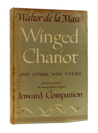 Item #185938 WINGED CHARIOT And Other New Poems. Walter De La Mare