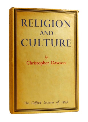 Item #186514 RELIGION AND CULTURE. Christopher Dawson