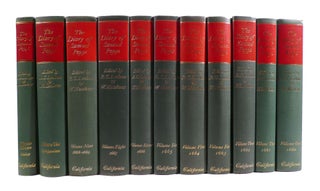 Item #186721 THE DIARY OF SAMUEL PEPYS: A NEW AND COMPLETE TRANSCRIPTION 11 VOLUME SET. Robert...