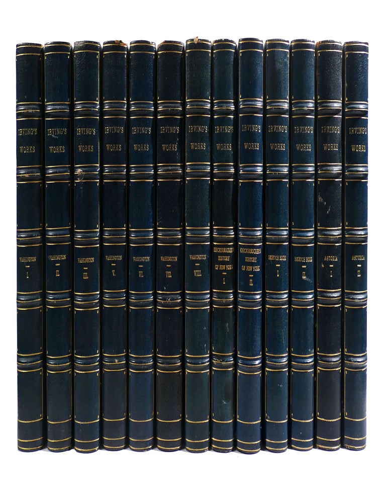 Item #186722 THE WORKS OF WASHINGTON IRVING 25 VOLUME SET. Washington Irving.