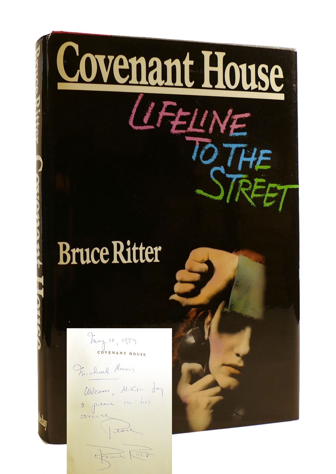 Covenant House Lifeline To The Street Signed Bruce Ritter First