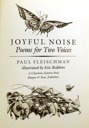 JOYFUL NOISE SIGNED; Poems for Two Voices