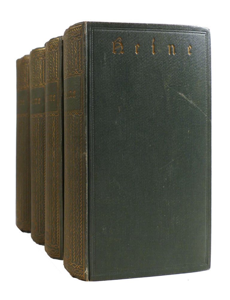Item #187018 HEINRICH HEINE ALL WORKS IN TWELVE VOLUMES Twelve Volumes in 4 Books. Heinrich Heine.