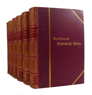 Item #187019 SHAKESPEARES DRAMATICHE WERKE IN 12 BANDEN 12 Volumes in 6 Books English the...