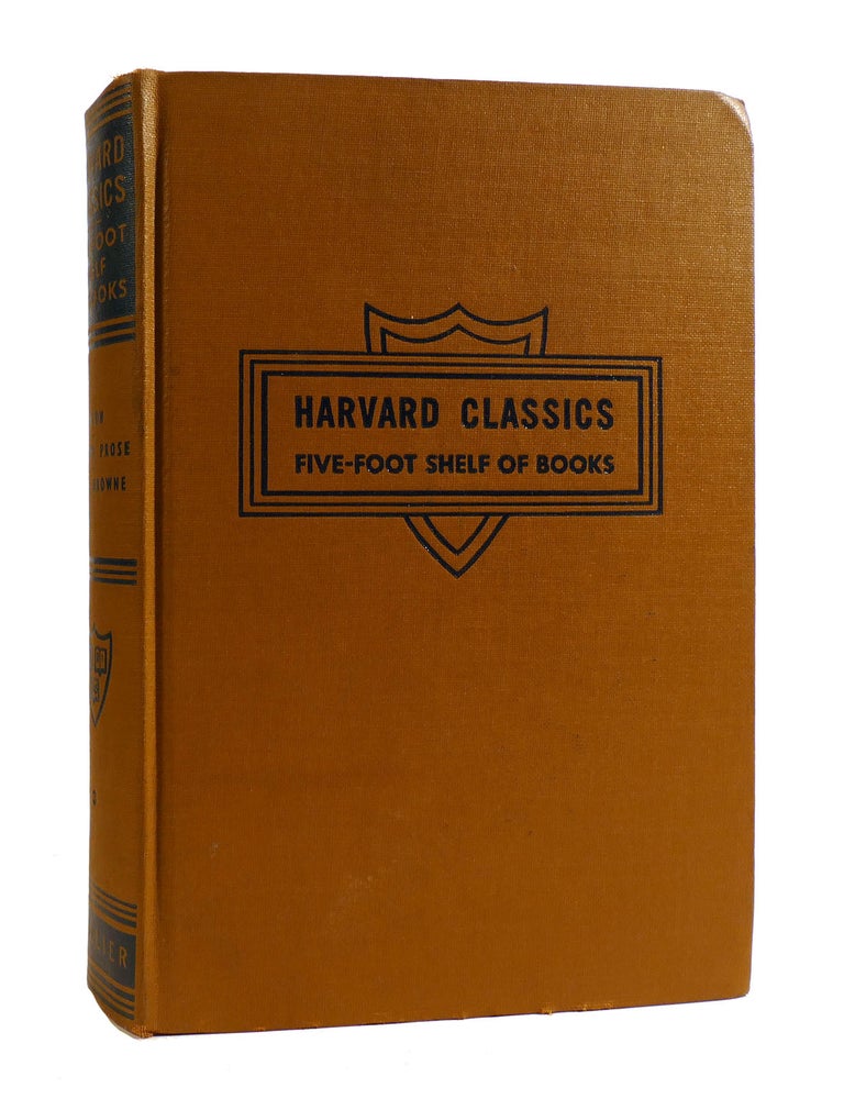 Item #187081 ESSAYS, CIVIL AND MORAL / THE NEW ATLANTIS / AREOPAGITICA / TRACTATE ON EDUCATION / RELIGIO MEDICI. John Milton Francis Bacon, Charles W. Eliot, Religio Medici.