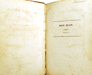 DON JUAN; An Exact Copy Form the Quarto Edition