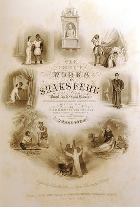 THE COMPLETE WORKS OF SHAKSPERE REVISED FROM THE ORIGINAL EDITIONS FOUR VOLUME SET; Histories, Comedies, Tragedies, Doubtful Plays