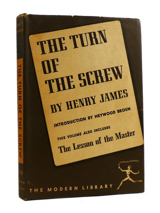 THE TURN OF THE SCREW AND THE LESSON OF THE MASTER