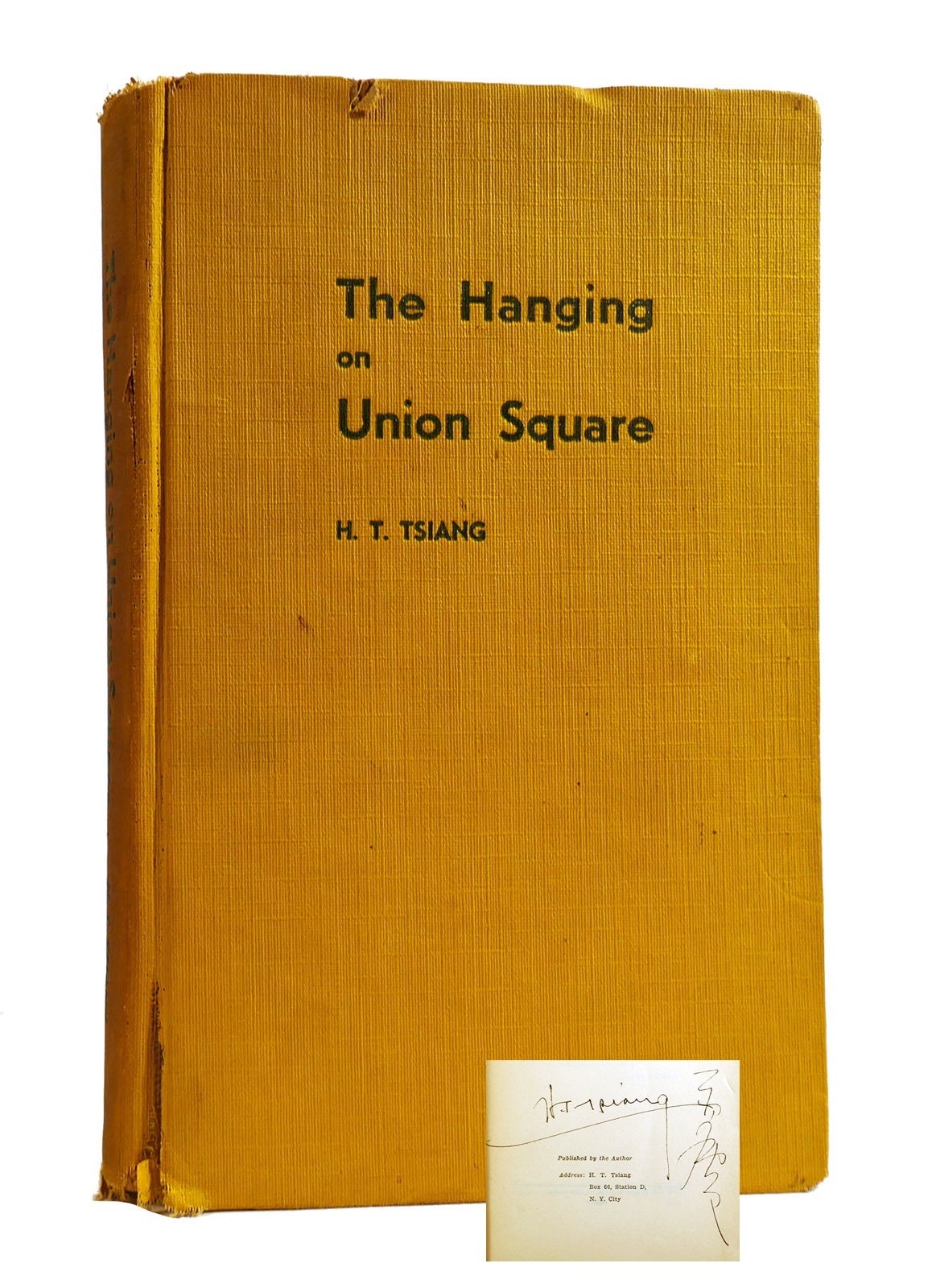 THE HANGING ON UNION SQUARE; Signed | H. T. Hsi Tseng Tsiang | First ...