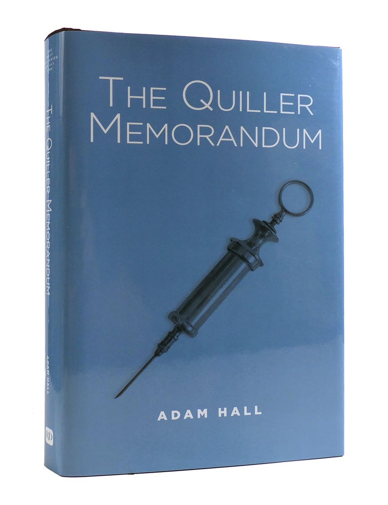 Item #188216 THE QUILLER MEMORANDUM. Adam Hall.