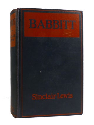 Item #188483 BABBITT. Sinclair Lewis