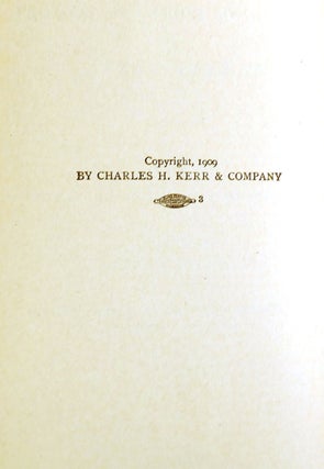 CAPITAL: A CRITIQUE OF POLITICAL ECONOMY IN 3 VOLUMES Vol. I Capitalistic Production, Vol. II Capitalistic Circulation, Vol. III Capitalist Production As a Whole
