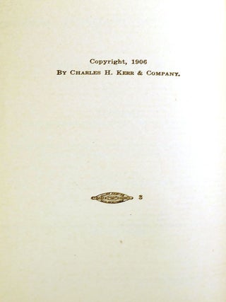 CAPITAL: A CRITIQUE OF POLITICAL ECONOMY IN 3 VOLUMES Vol. I Capitalistic Production, Vol. II Capitalistic Circulation, Vol. III Capitalist Production As a Whole