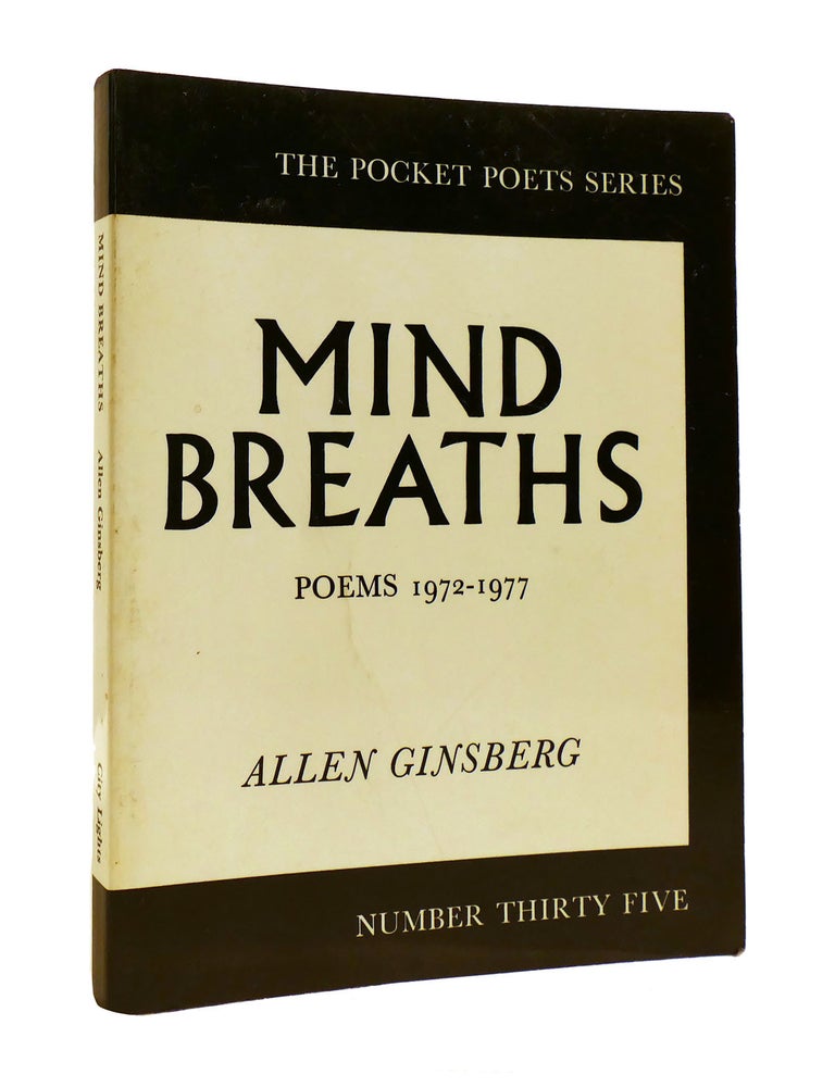 Item #189110 MIND BREATHS: POEMS 1972-1977; The Pocket Poets Series Number Thirty Five. Allen Ginsberg.
