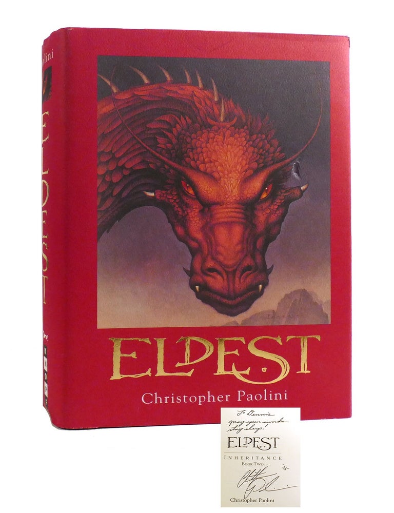 Item #189226 ELDEST, LIMITED EDITION; Inheritance Book Two Signed. Christopher Paolini.