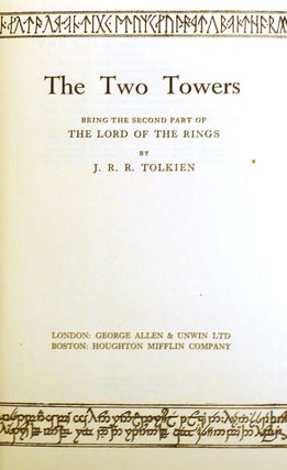 THE LORD OF THE RINGS - THE FELLOWSHIP OF THE RING, THE TWO TOWERS, THE RETURN OF THE KING