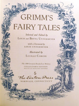 GRIMM'S FAIRY TALES Easton Press