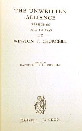 POST-WAR SPEECHES; Sinews of Peace, Europe Unite, in the Balance, Stemming the Tide, the Unwritten Alliance