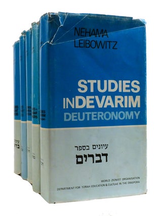 NEW STUDIES IN THE CONTEXT OF ANCIENT AND MODERN JEWISH BIBLE COMMENTARY; Studies in Bereshit. Nehama Leibowitz.
