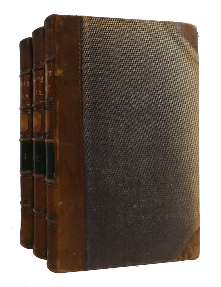Item #190304 THE WORKS OF JOSEPH ADDISON COMPLETE IN 3 VOLUMES. Joseph Addison.