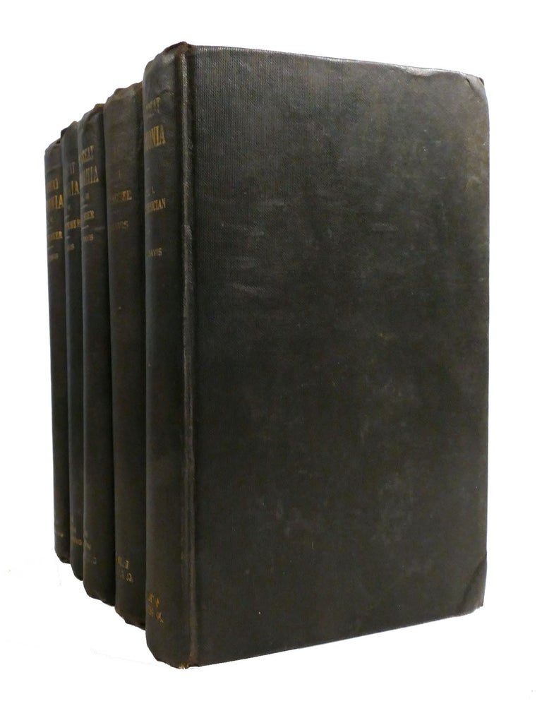 Item #190439 THE GREAT HARMONIA 5 VOLUME SET; A Revelation of the Seven Mental States, and of the Laws and Effects of Man's Relations to the Spiritual Universe. A. J. Davis.
