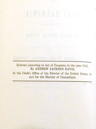 THE GREAT HARMONIA 5 VOLUME SET; A Revelation of the Seven Mental States, and of the Laws and Effects of Man's Relations to the Spiritual Universe