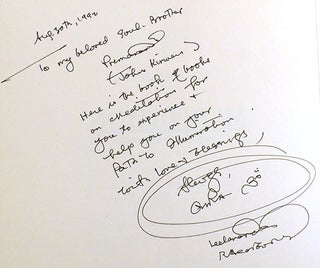 MEDITATION; The First and Last Freedom Signed