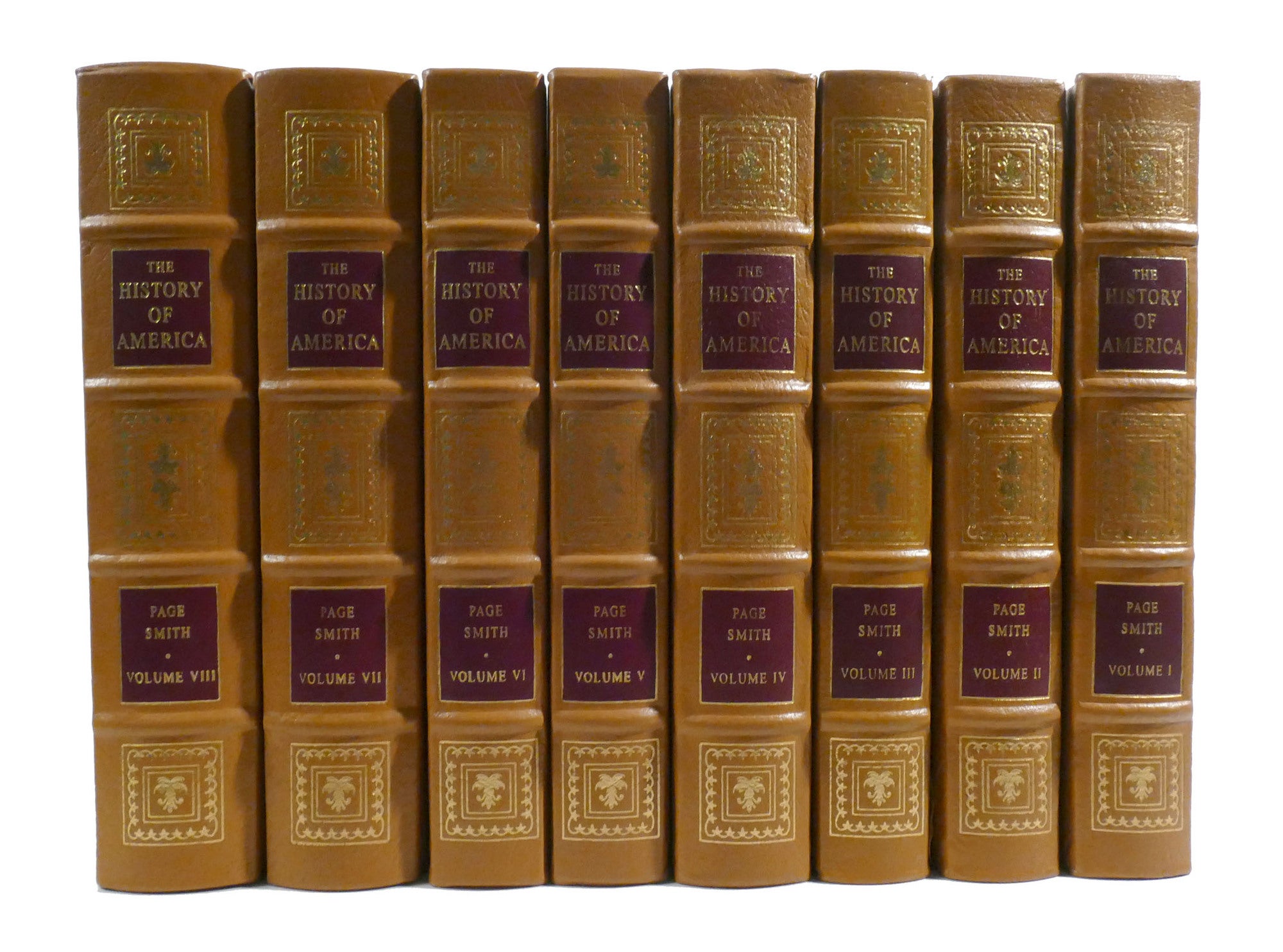 A HISTORY OF AMERICA 16 VOLUME SET; Easton Press | Page Smith