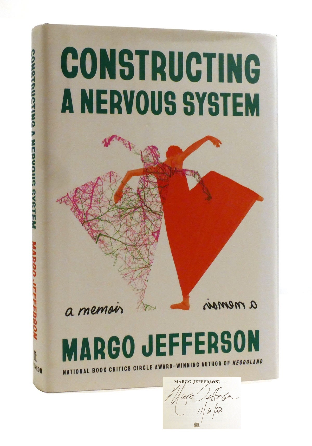 CONSTRUCTING A NERVOUS SYSTEM Signed | Margo Jefferson | First Edition ...