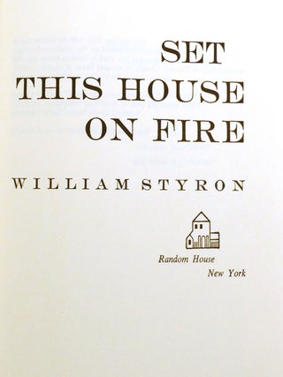 SET THIS HOUSE ON FIRE; Signed