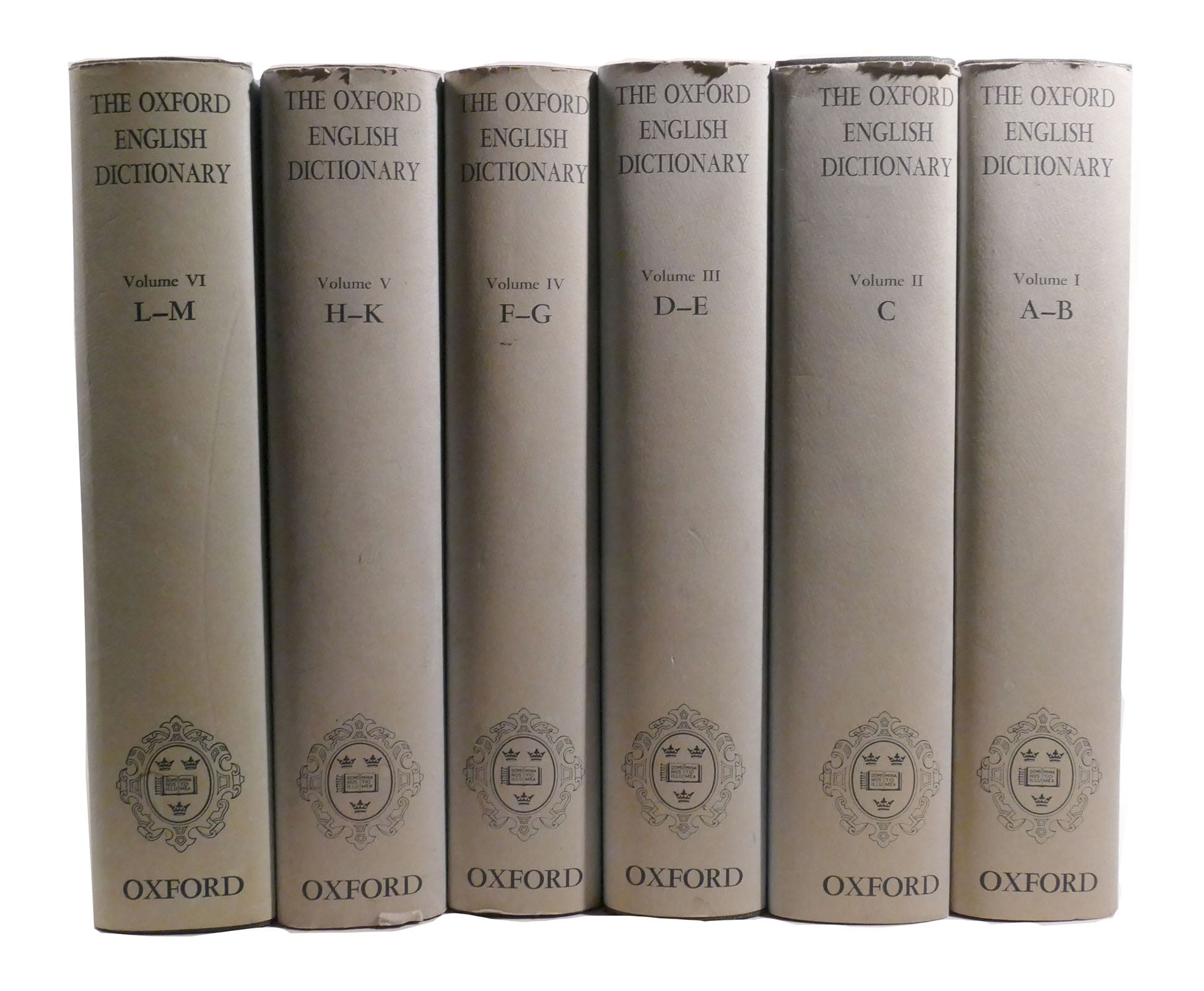 THE OXFORD ENGLISH DICTIONARY: 13 VOLUME SET Being a Corrected Re-Issue  with an Introduction, Supplement, and Bibliography by Henry Bradley James  A. ...