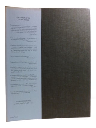 THE OXFORD ENGLISH DICTIONARY: 13 VOLUME SET Being a Corrected Re-Issue with an Introduction, Supplement, and Bibliography