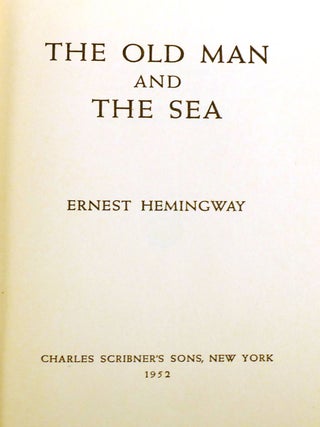 THE OLD MAN AND THE SEA
